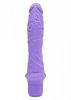 Silikonowy realistyczny wibrator fioletowy 25 cm